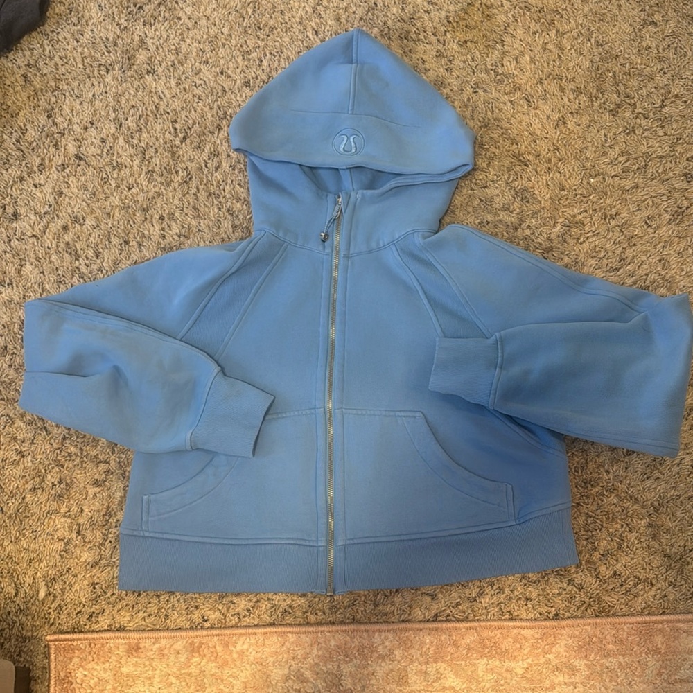 Lululemon scuba cropped full zip